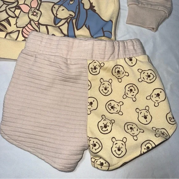 Disney Winnie the Pooh Kids 2 piece Set - Cream and Beige - Picture 5 of 7
